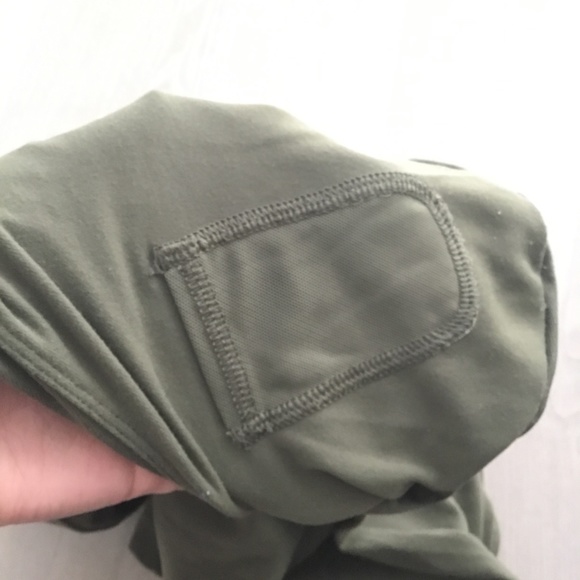 Lululemon Hight Waist (low convertible) Olive / Army Green Jogger Capri Pants - Picture 8 of 10